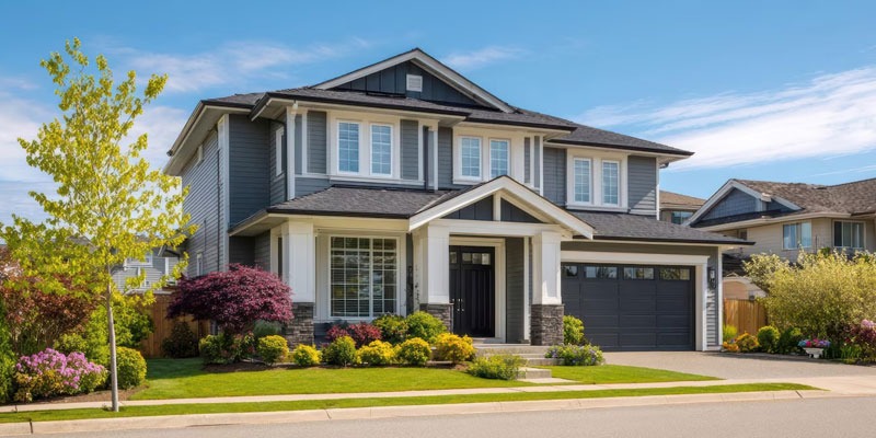 Suburban Corner Lot Home